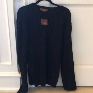 Tasso Elba new w tags black cotton sweater